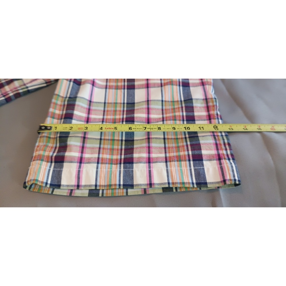 Chor NWT Mens Shorts Size 31 Plaid Chino Golf Preppy 90s Retro Eclectic Grandpa - Picture 4 of 9